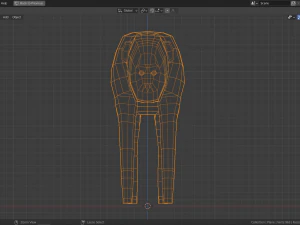 cartoon chimpanzee 3D Model