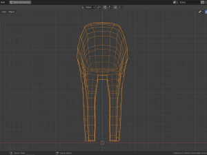 cartoon chimpanzee 3D Model