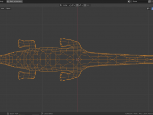 cartoon crocodile Model 3D