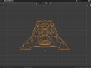 cartoon crocodile Model 3D