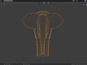 cartoon elephant 3D Model