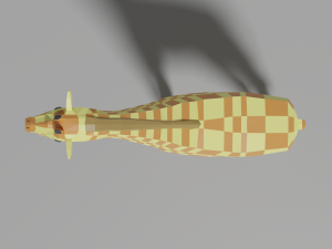 cartoon giraffe 3D 模型