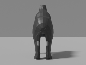 cartoon gorilla 3D 모델