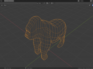 cartoon gorilla 3D 모델
