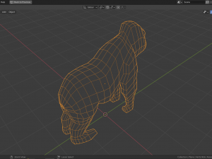 cartoon gorilla 3D 모델