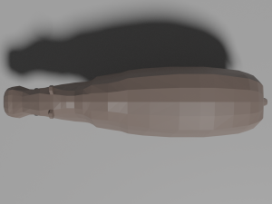 cartoon hippopotamus 3D 모델