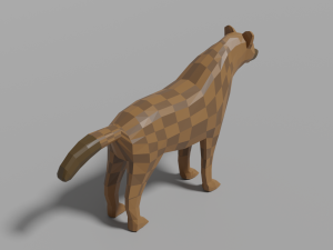 cartoon hyena Modelo 3D