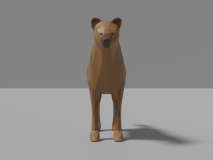 cartoon hyena Modelo 3D