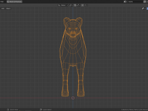 cartoon hyena Modelo 3D