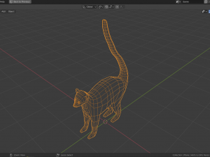 cartoon lemur Model 3D