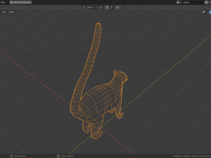 cartoon lemur Model 3D