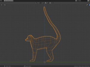 cartoon lemur Model 3D