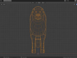 cartoon lion 3D Model