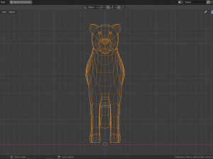 cartoon lioness 3D Model