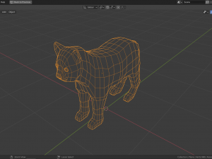 cartoon lion cub Model 3D