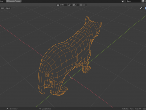 cartoon lion cub Model 3D