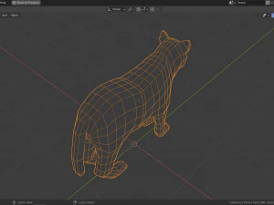 cartoon lion cub 3D Model