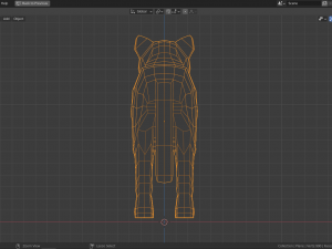 cartoon lion cub Model 3D