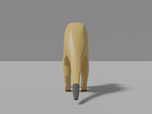 cartoon meerkat Modelo 3D