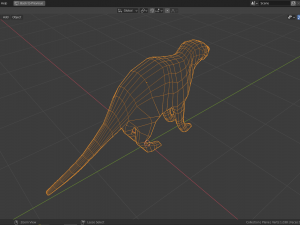 cartoon meerkat Modelo 3D
