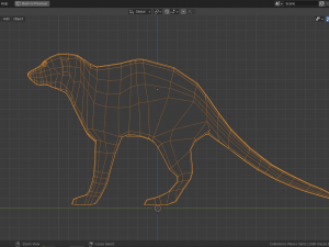 cartoon meerkat Modelo 3D