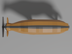 cartoon oryx 3D Model