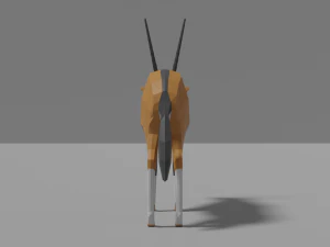 &oacute;rix de desenho animado Modelo 3D
