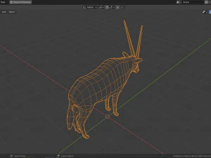 &oacute;rix de desenho animado Modelo 3D