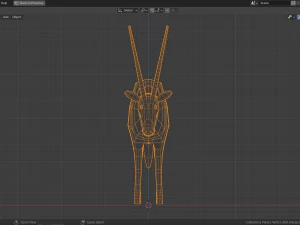 &oacute;rix de desenho animado Modelo 3D