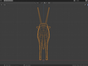 cartoon oryx 3D Model