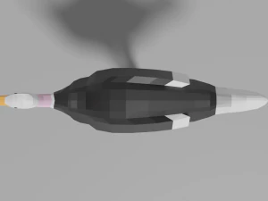 cartoon ostrich 3D Model