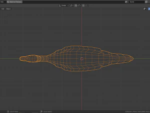 cartoon ostrich 3D Model