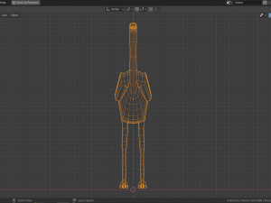 cartoon ostrich Modello 3D