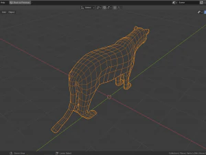 cartoon pantera 3D Model
