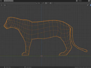 cartoon pantera 3D Model