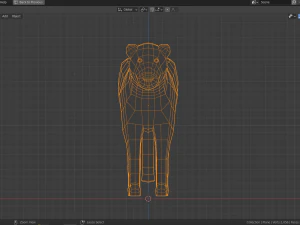 cartoon pantera 3D Model