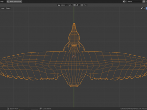 cartoon vulture 3D Model