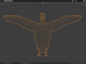 cartoon vulture 3D Model