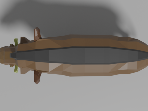 cartoon warthog 3D-Modell