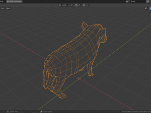 cartoon warthog 3D-Modell