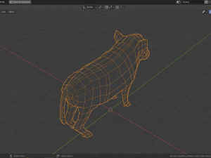 cartoon warthog 3D Model