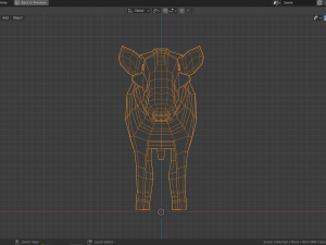 cartoon warthog 3D-Modell