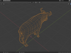 cartoon wildebeest Modelo 3D