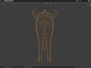cartoon wildebeest Modelo 3D