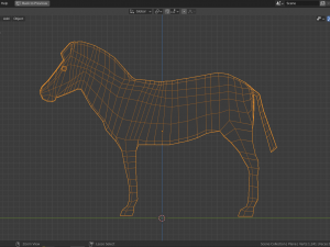 cartoon zebra 3D Model