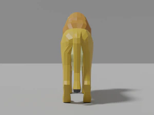 lion family pack 3D Model