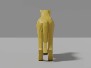 lion family pack 3D Model