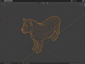 lion family pack 3D Model