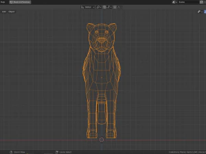 lion family pack 3D Model