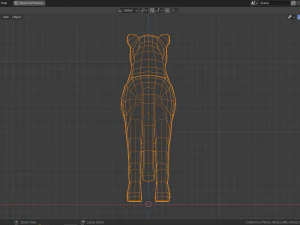 lion family pack 3D Model
